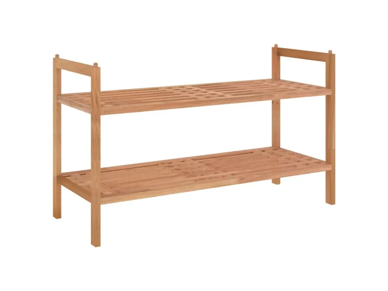 Meuble à chaussures 69x27x41 cm Bois massif de noyer