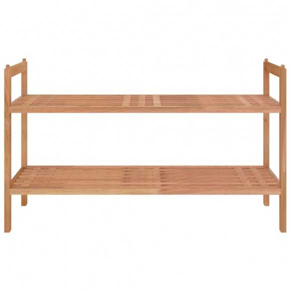 Meuble à chaussures 69x27x41 cm Bois massif de noyer