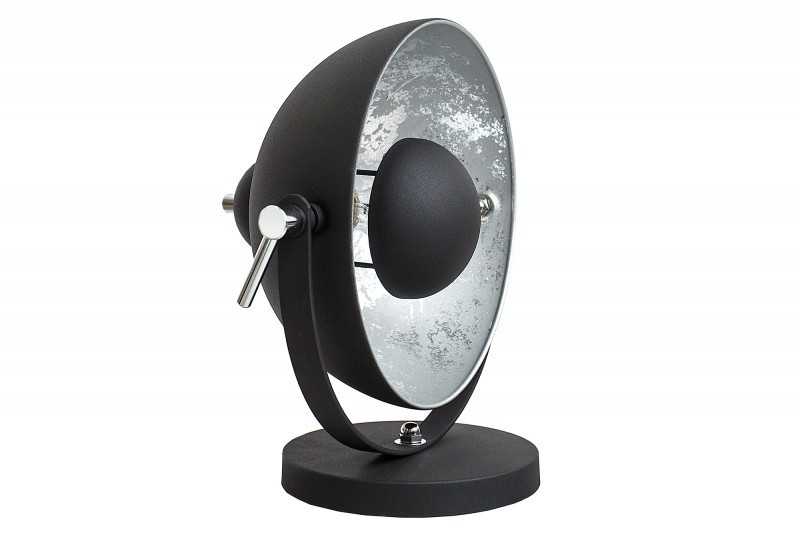 Lampe à poser en aluminium et acier inoxydable coloris argent