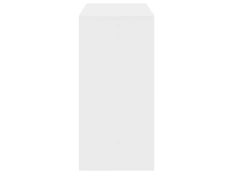 Table de bar blanc 102x50x103,5 cm bois d'ingénierie