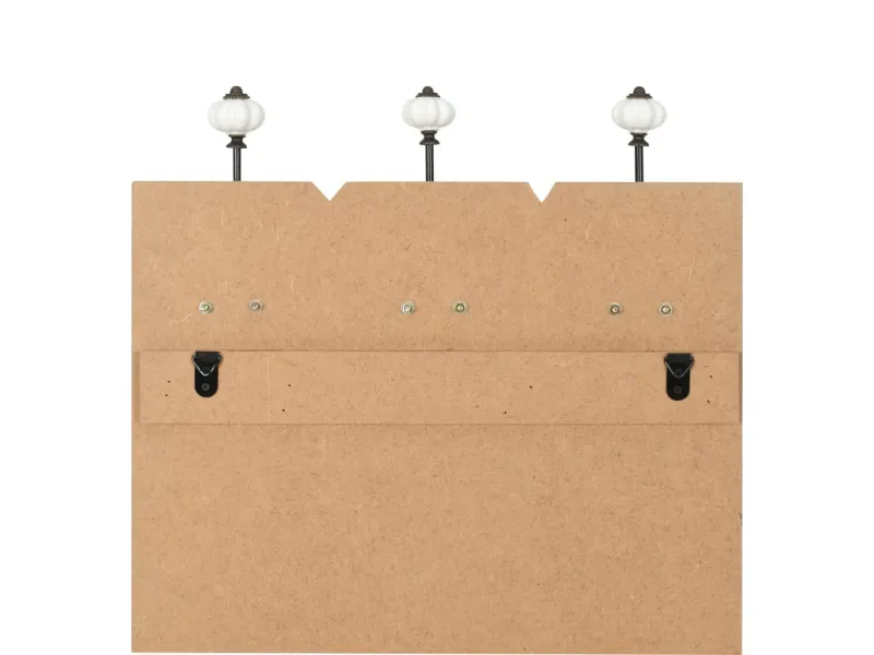 Porte-manteau mural avec 6 crochets 120 x 40 cm THANK YOU