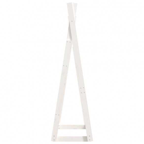 Porte-vêtements Blanc 100x45x150 cm Bois de pin massif Porte-vêtements Blanc 100x45x150 cm Bois de pin massif