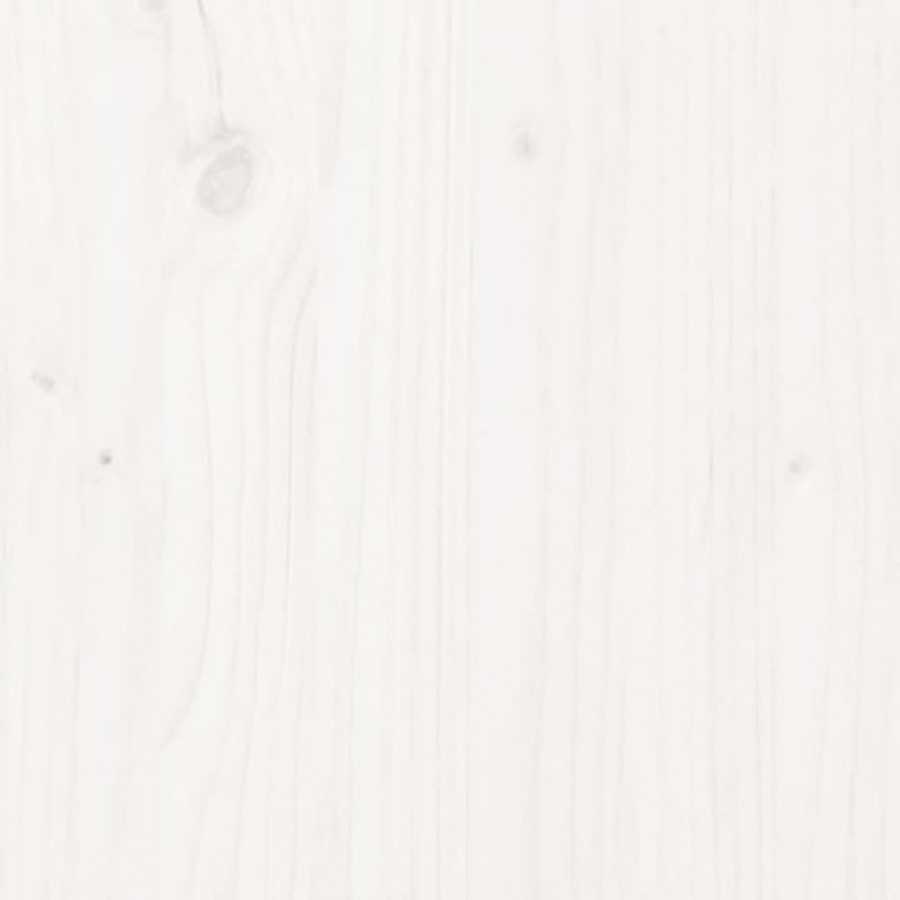 Porte-vêtements Blanc 100x45x150 cm Bois de pin massif