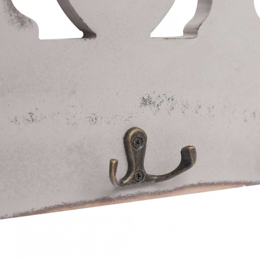 Porte-manteau mural HOME 50x23 cm