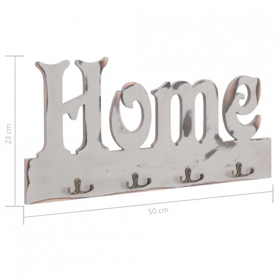Porte-manteau mural HOME 50x23 cm