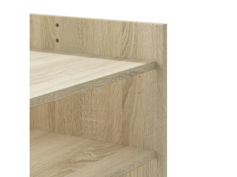 Table basse chêne sonoma 100x50x50 cm bois d'ingénierie