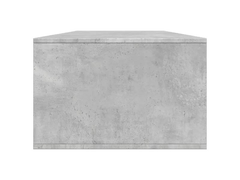 Table basse gris béton 102x55x35 cm bois d'ingénierie