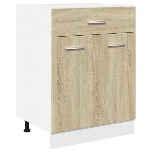 Ensemble d'armoires de cuisine 4 pcs chêne sonoma