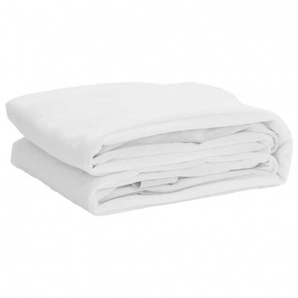 Protège-matelas blanc 160x200 cm imperméable