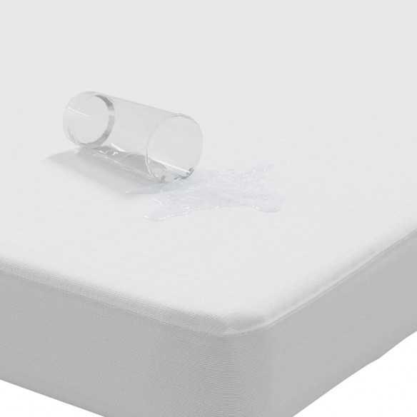 Protège-matelas blanc 90x200 cm imperméable