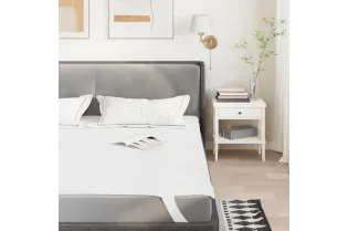 Protège-matelas blanc 140x190 cm imperméable
