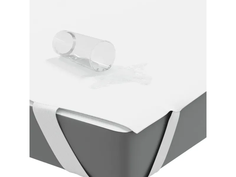 Protège-matelas blanc 140x190 cm imperméable