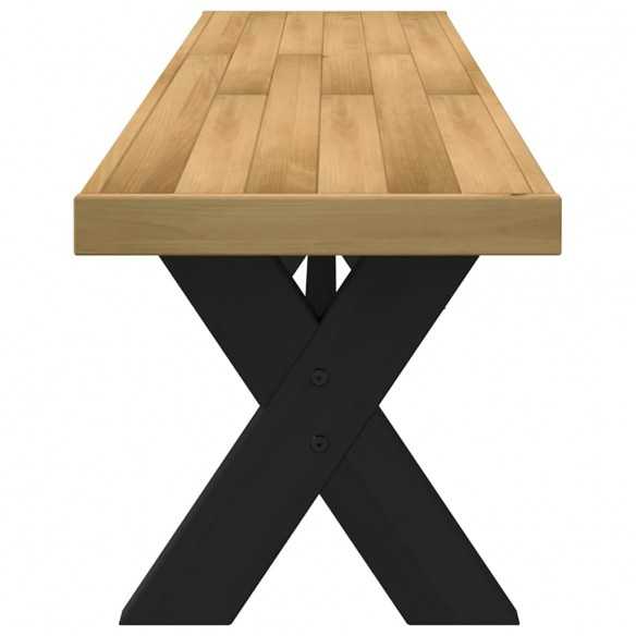 Banc à manger NOAIN pieds en forme de X 180x40x45 cm massif pin