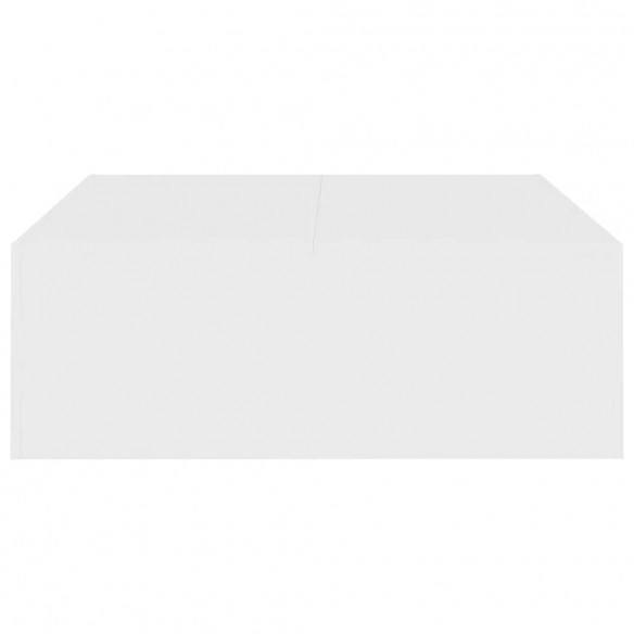 Table basse blanc 100x100x35 cm bois d'ingénierie