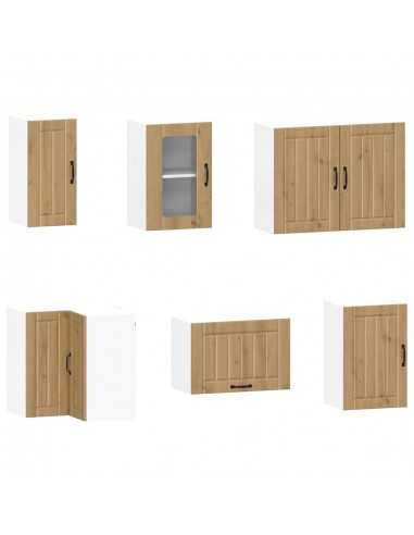 Ensemble d'armoires de cuisine 11 pcs Kalmar bois d'ingénierie