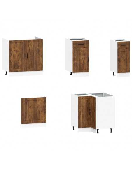 Ensemble d'armoires de cuisine 11 pcs Kalmar bois d'ingénierie