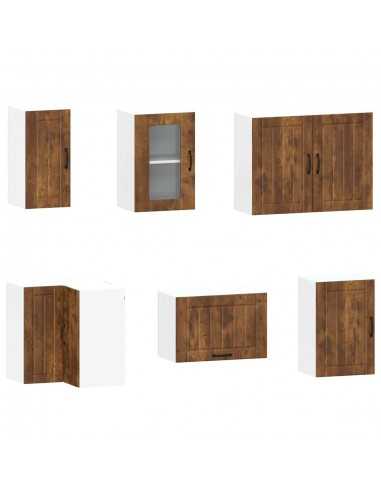 Ensemble d'armoires de cuisine 11 pcs Kalmar bois d'ingénierie