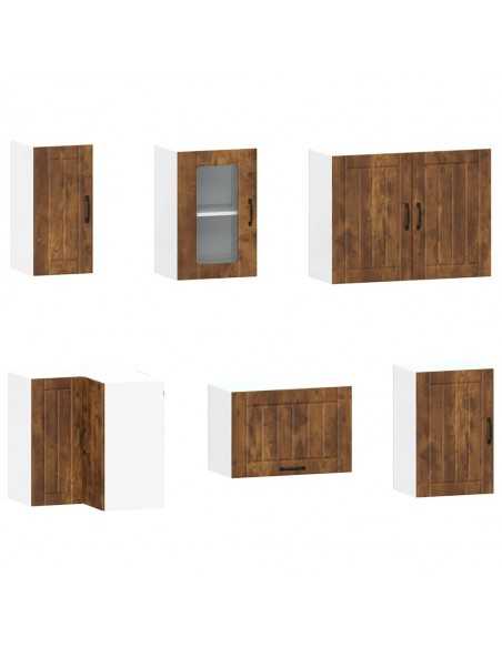 Ensemble d'armoires de cuisine 11 pcs Kalmar bois d'ingénierie