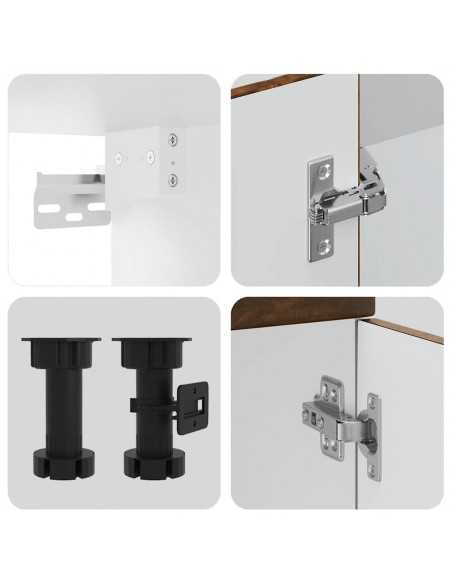 Ensemble d'armoires de cuisine 11 pcs Kalmar bois d'ingénierie