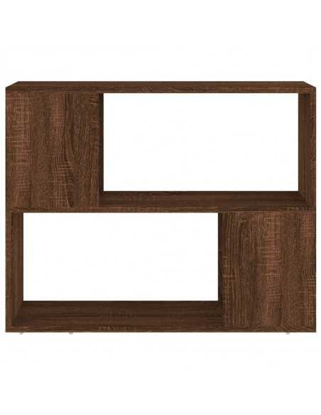 Bibliothèque/Séparateur de pièce Chêne marron 80x24x63 cm