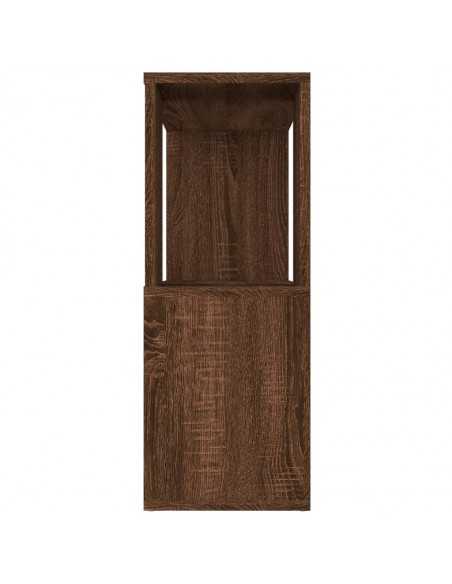 Bibliothèque/Séparateur de pièce Chêne marron 80x24x63 cm