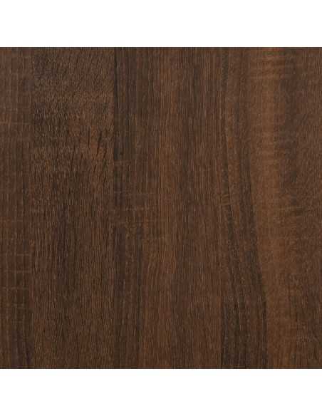 Bibliothèque/Séparateur de pièce Chêne marron 80x24x63 cm