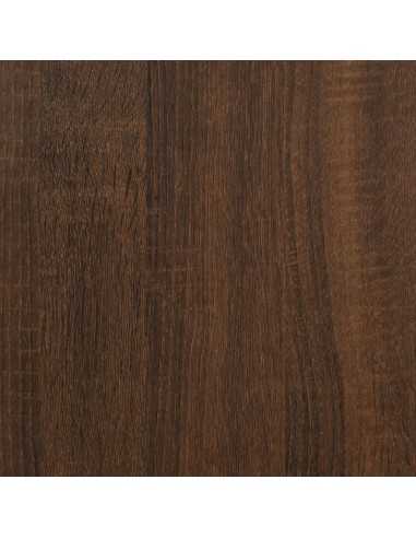 Armoire TV suspendue Chêne marron 100x30x26,5cm Bois Ingénierie