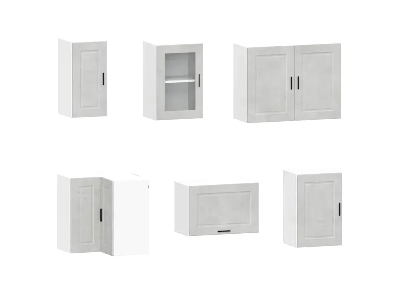 Ensemble d'armoires de cuisine 11 pcs Porto bois d'ingénierie