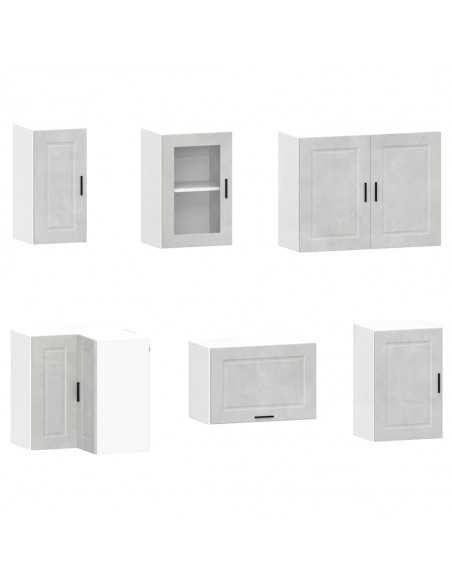 Ensemble d'armoires de cuisine 11 pcs Porto bois d'ingénierie