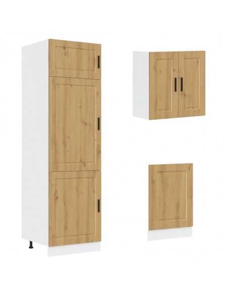 Ensemble d'armoires de cuisine 8 pcs Kalmar bois d'ingénierie
