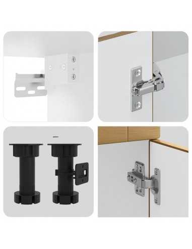 Ensemble d'armoires de cuisine 8 pcs Kalmar bois d'ingénierie