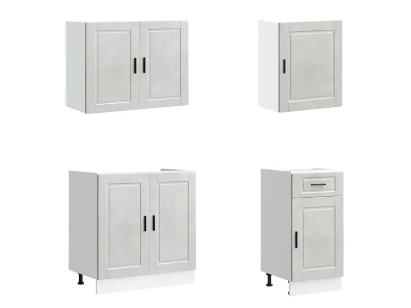 Ensemble d'armoires de cuisine 7 pcs Kalmar bois d'ingénierie