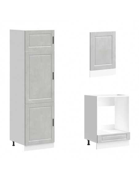 Ensemble d'armoires de cuisine 7 pcs Kalmar bois d'ingénierie