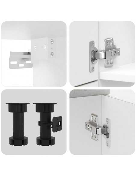 Ensemble d'armoires de cuisine 7 pcs Kalmar bois d'ingénierie