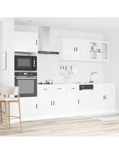 Ensemble d'armoires de cuisine 7 pcs Kalmar bois d'ingénierie