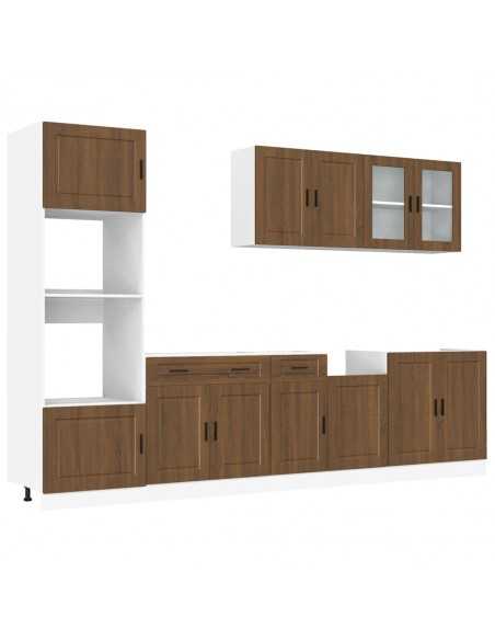 Ensemble d'armoires de cuisine 7 pcs Kalmar bois d'ingénierie