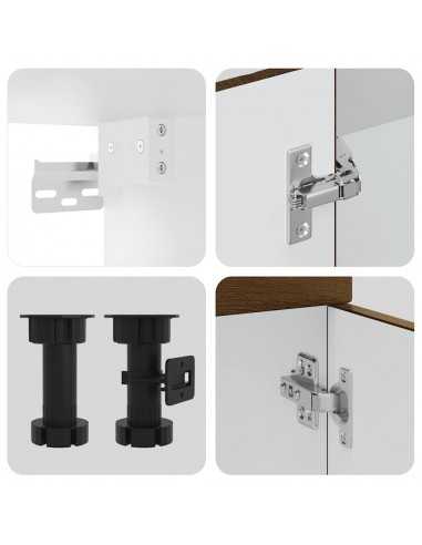 Ensemble d'armoires de cuisine 8 pcs Kalmar bois d'ingénierie