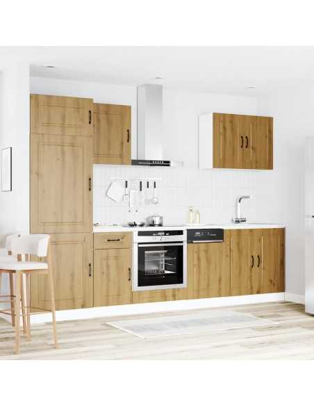 Ensemble d'armoires de cuisine 7 pcs Kalmar bois d'ingénierie