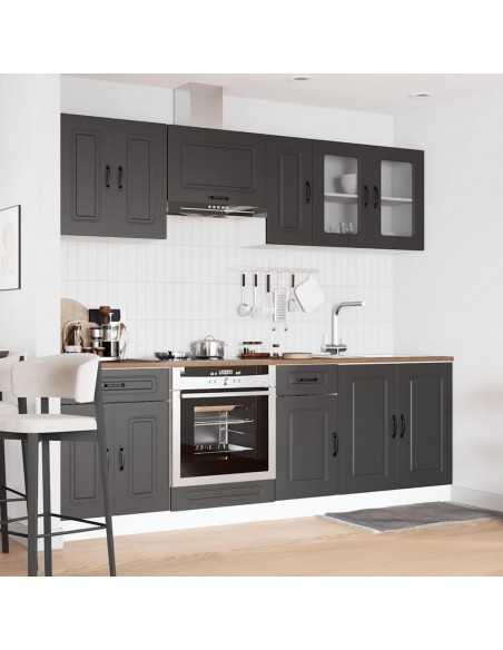 Ensemble d'armoires de cuisine 8 pcs Kalmar bois d'ingénierie