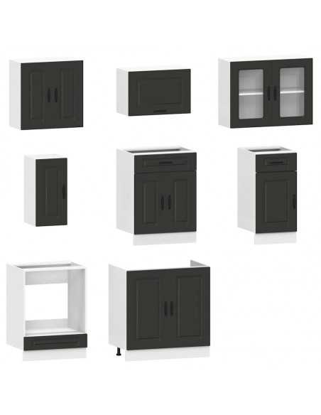 Ensemble d'armoires de cuisine 8 pcs Kalmar bois d'ingénierie