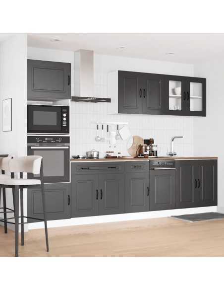 Ensemble d'armoires de cuisine 7 pcs Kalmar bois d'ingénierie