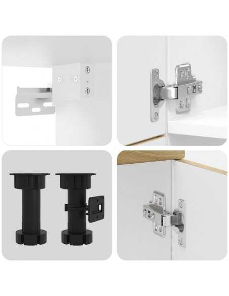 Ensemble d'armoires de cuisine 7 pcs Kalmar bois d'ingénierie