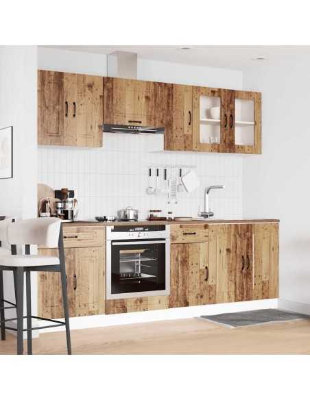 Ensemble d'armoires de cuisine 8 pcs Kalmar bois d'ingénierie