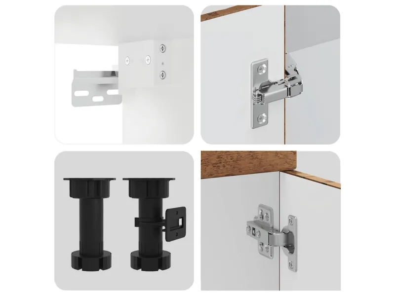 Ensemble d'armoires de cuisine 8 pcs Kalmar bois d'ingénierie