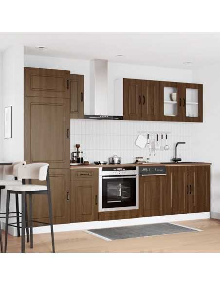 Ensemble d'armoires de cuisine 8 pcs Kalmar bois d'ingénierie