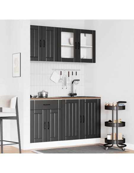 Ensemble d'armoires de cuisine 4 pcs Kalmar bois d'ingénierie
