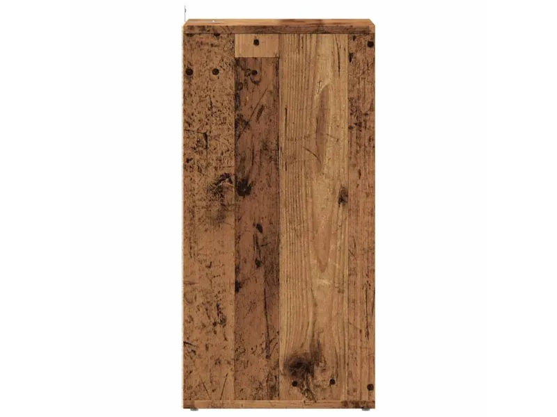 Armoire à chaussures vieux bois 32x35x70 cm bois d'ingénierie