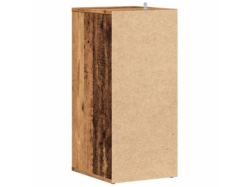 Armoire à chaussures vieux bois 32x35x70 cm bois d'ingénierie