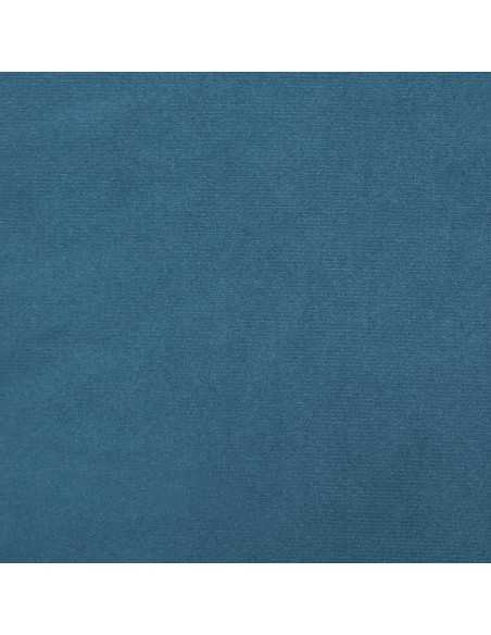 Ensemble de canapés 3 pcs avec coussins Bleu Velours