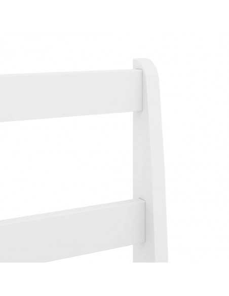 Chaises à manger lot de 2 Panama blanc bois massif de pin